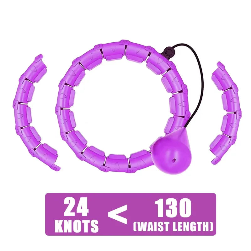 Weighted Hula Hoop for Adults With Detachable 24 Links