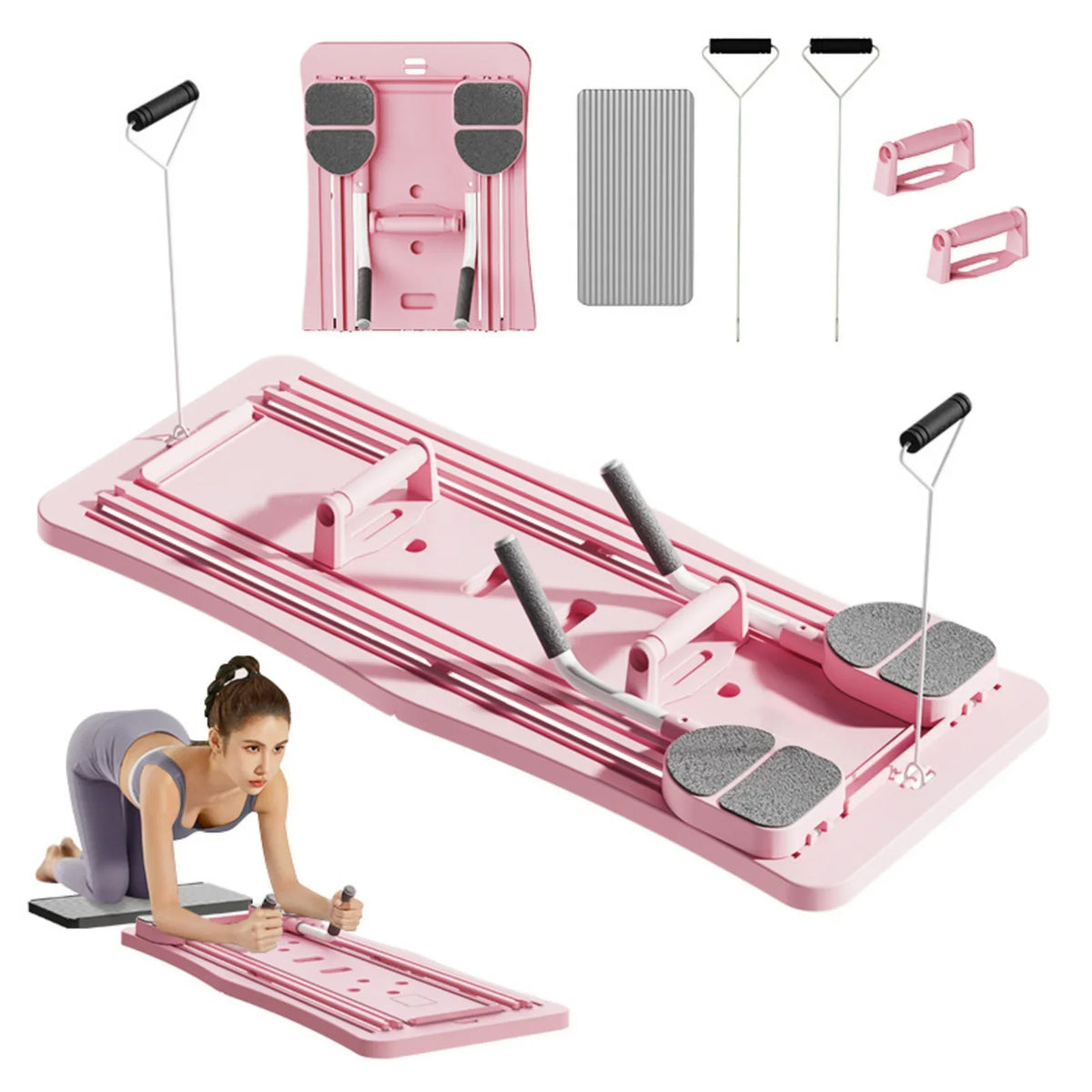 Foldable Pilates Stabilizer Board for Full Body Core Training