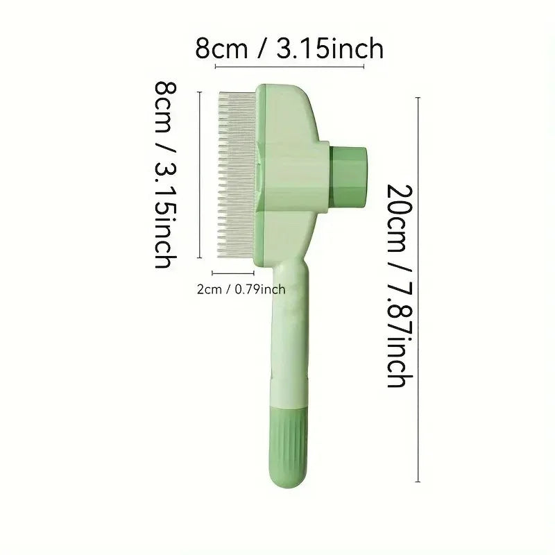 Pet Hair Remover Grooming Brush for Cats and Dogs Bathing