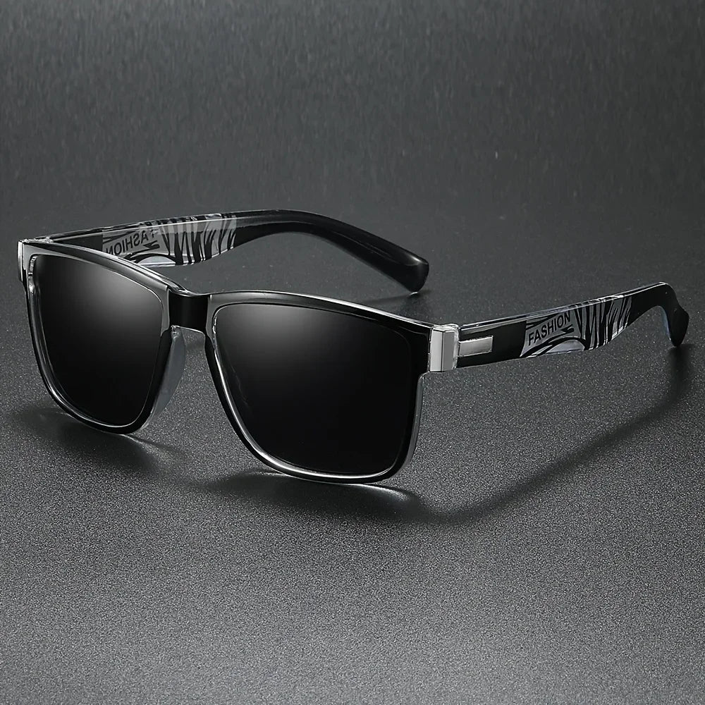 Vintage Square Polarized Sunglasses UV400 For Men And Women