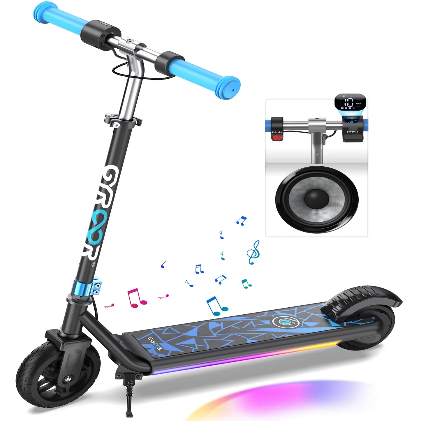 H30 Max Kids Electric Scooter With LED Display And 150W Motor
