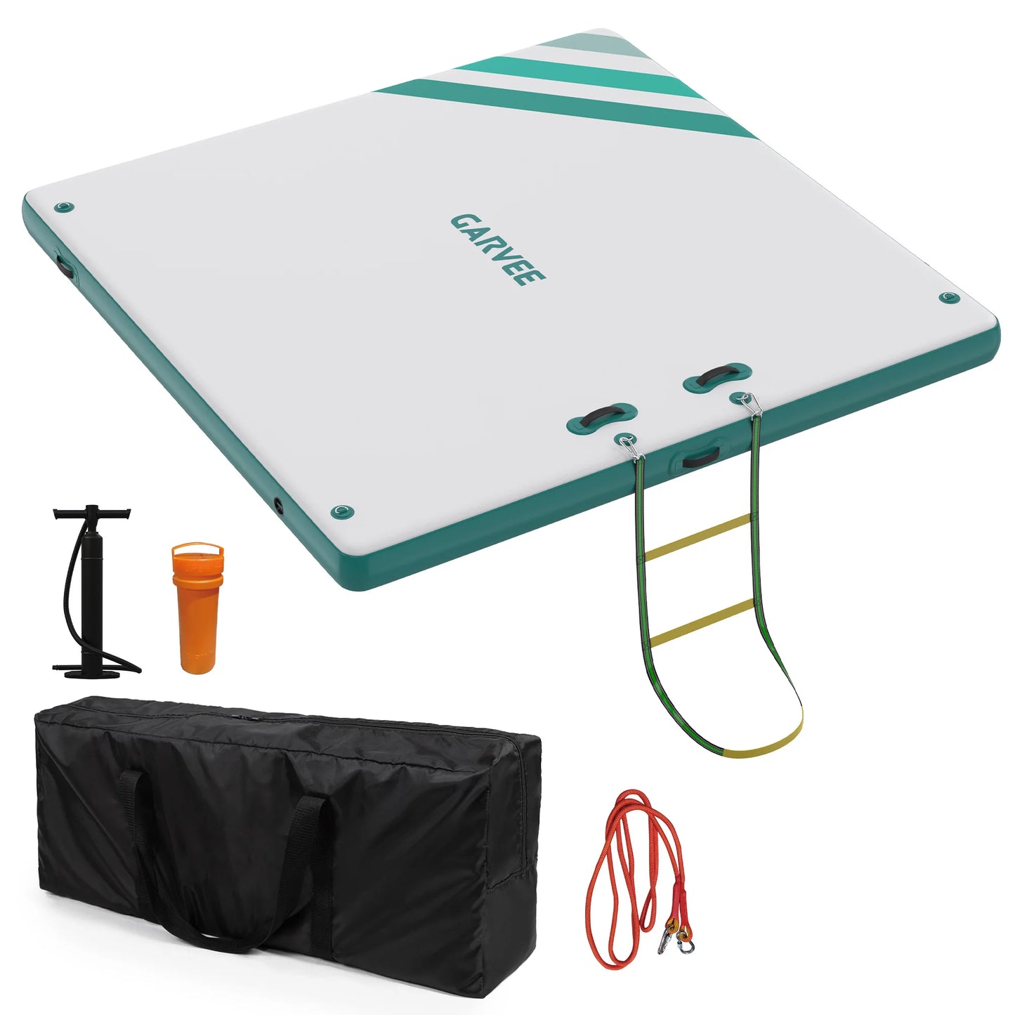 Portable Inflatable Floating Dock Platform Water Mat With Air Pump