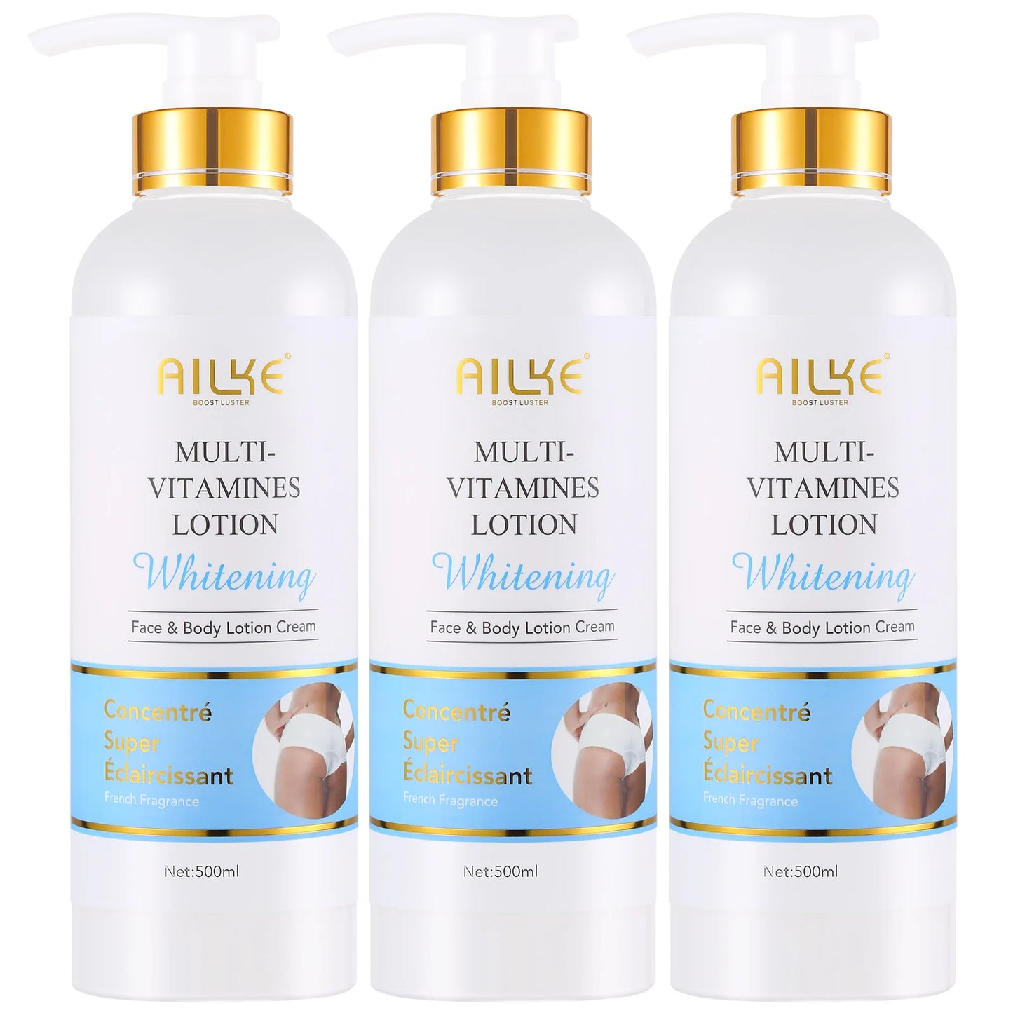 AILKE Multi-Vitamin Whitening Body Lotion for Dark Spots