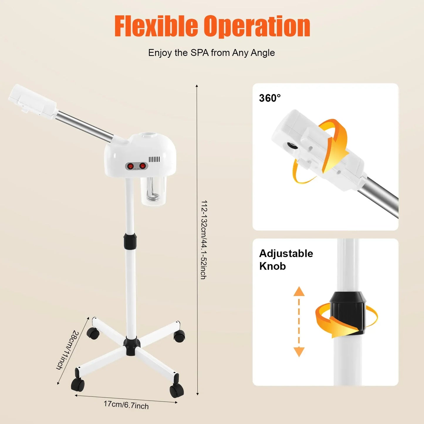 Ozone Facial Steamer For Professional Skin Care At Home Salon