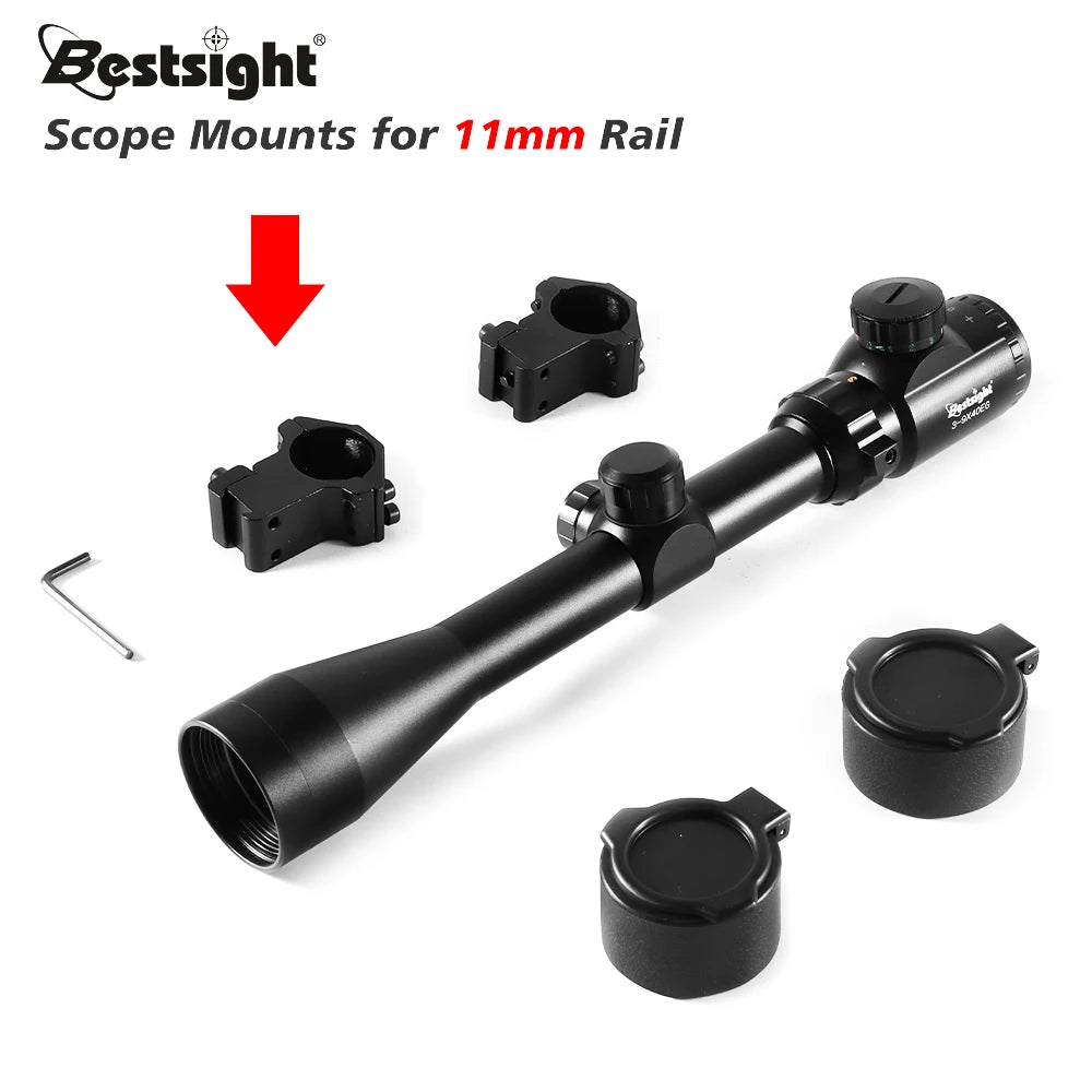 Nabila 3-9x40 Hunting Scope With Illuminated Mil-Dot Crosshair