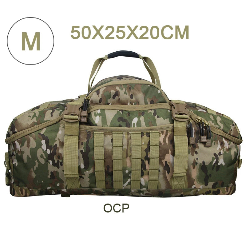 LQARMY 3 Way Duffle Bag Waterproof Travel Bag For Weekends