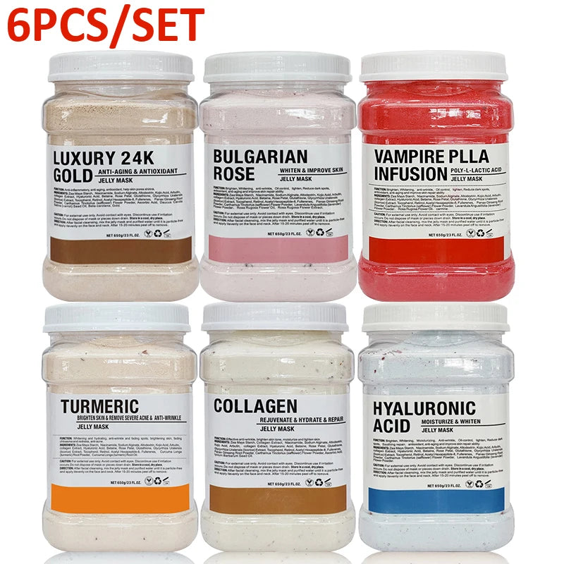 YMEYFAN Jelly Mask Powder 6-Piece Set for Professional Facial Care