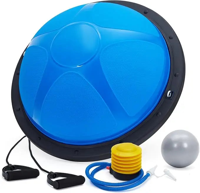 Half Exercise Ball Balance Trainer With Non-Slip Base