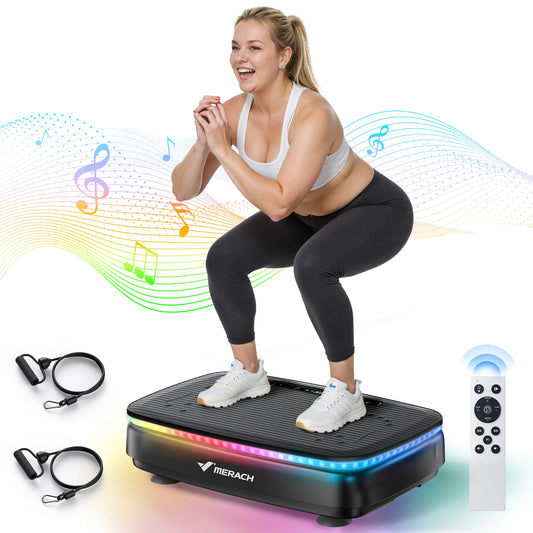 Merach Vibration Plate For Full Body Workout And Lymphatic Drainage