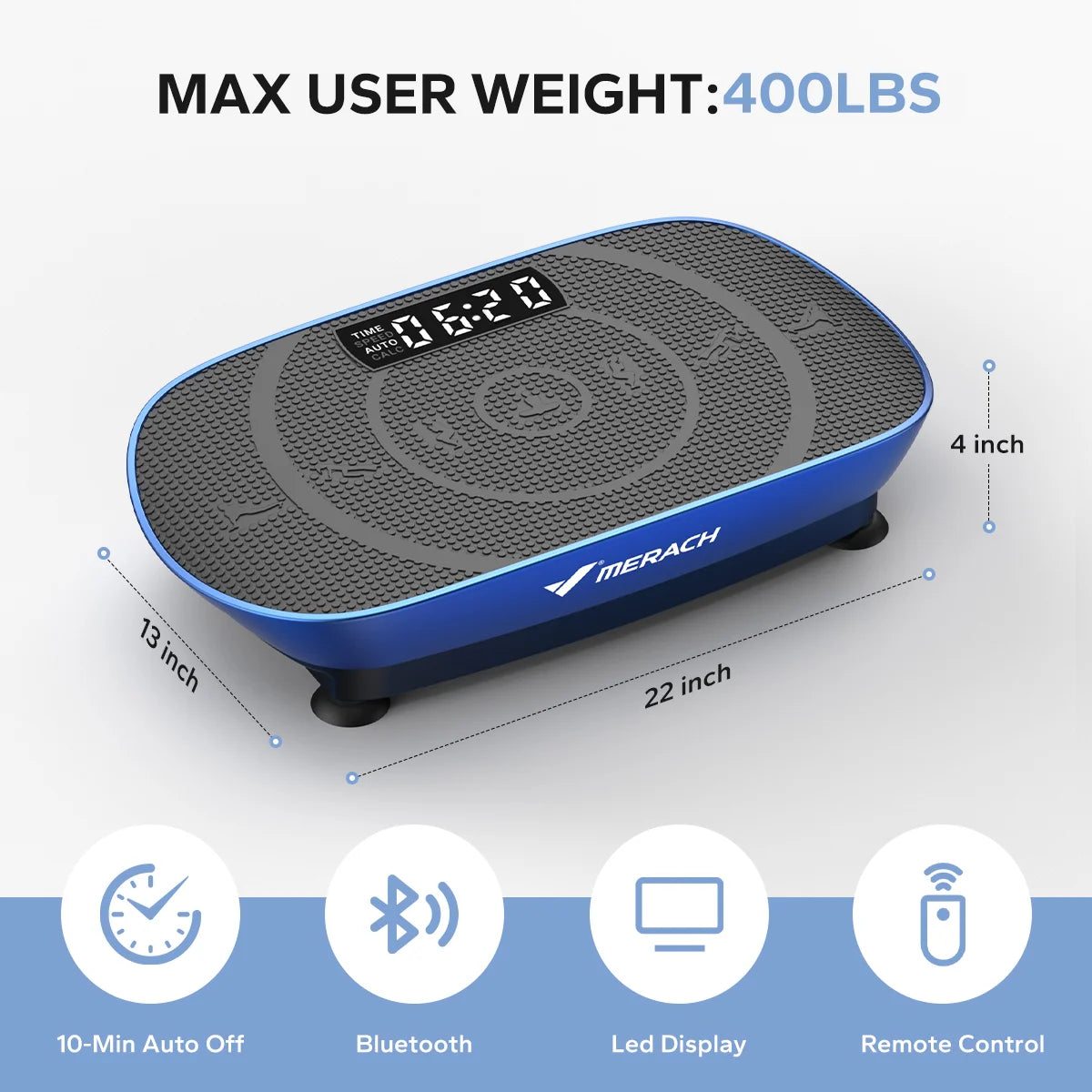 MERACH CV30 Vibration Plate Exercise Machine For Full Body Workout