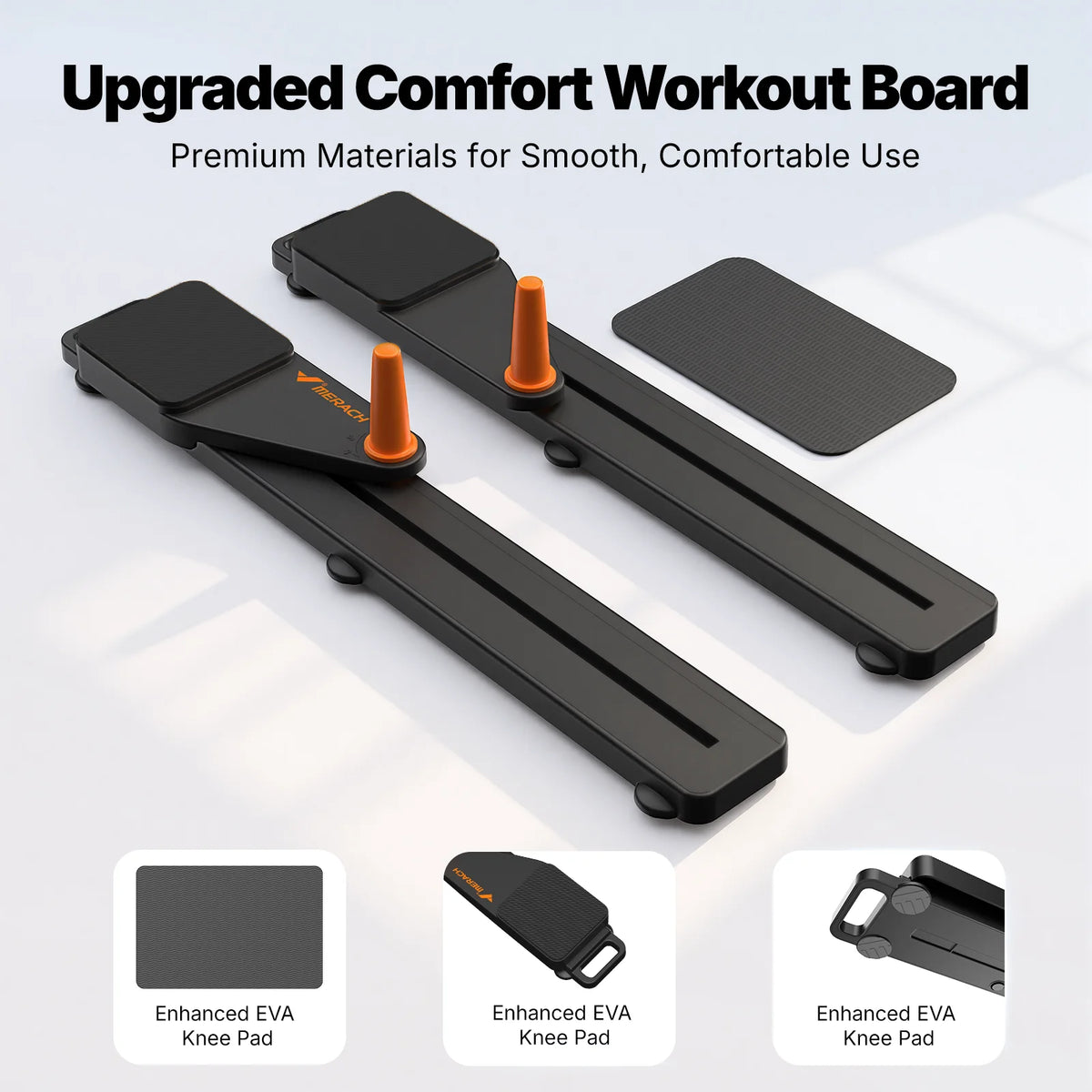 MERACH Foldable Pilates Reformer Board for Full Body Training