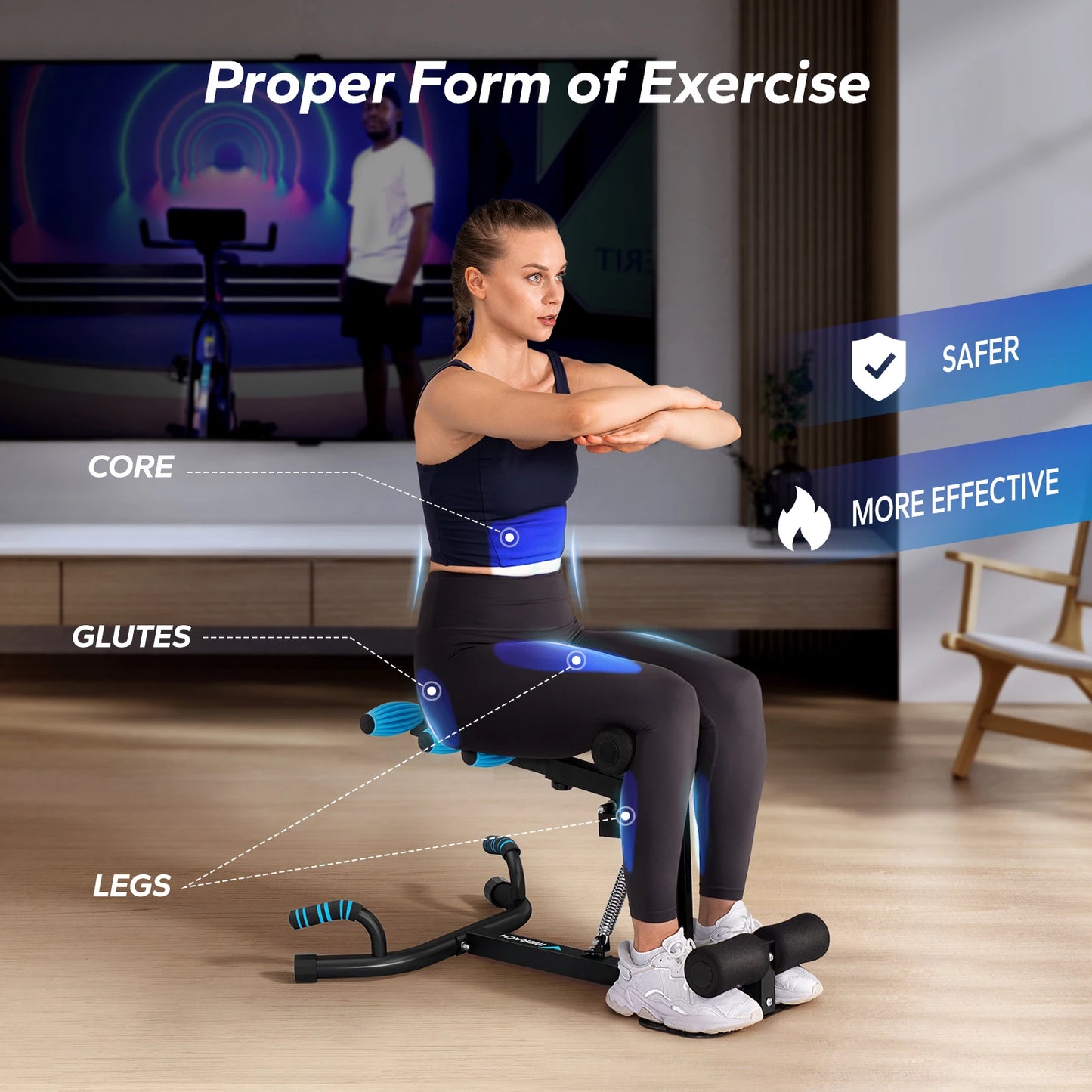 MERACH Multifunctional Deep Squat Machine For Glutes And Core