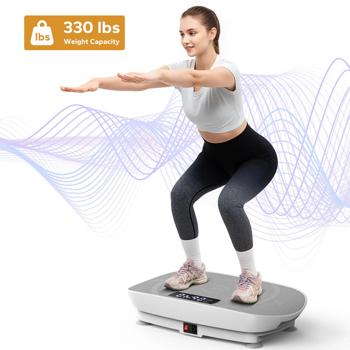 MERACH CV30 Vibration Plate Exercise Machine For Full Body Workout