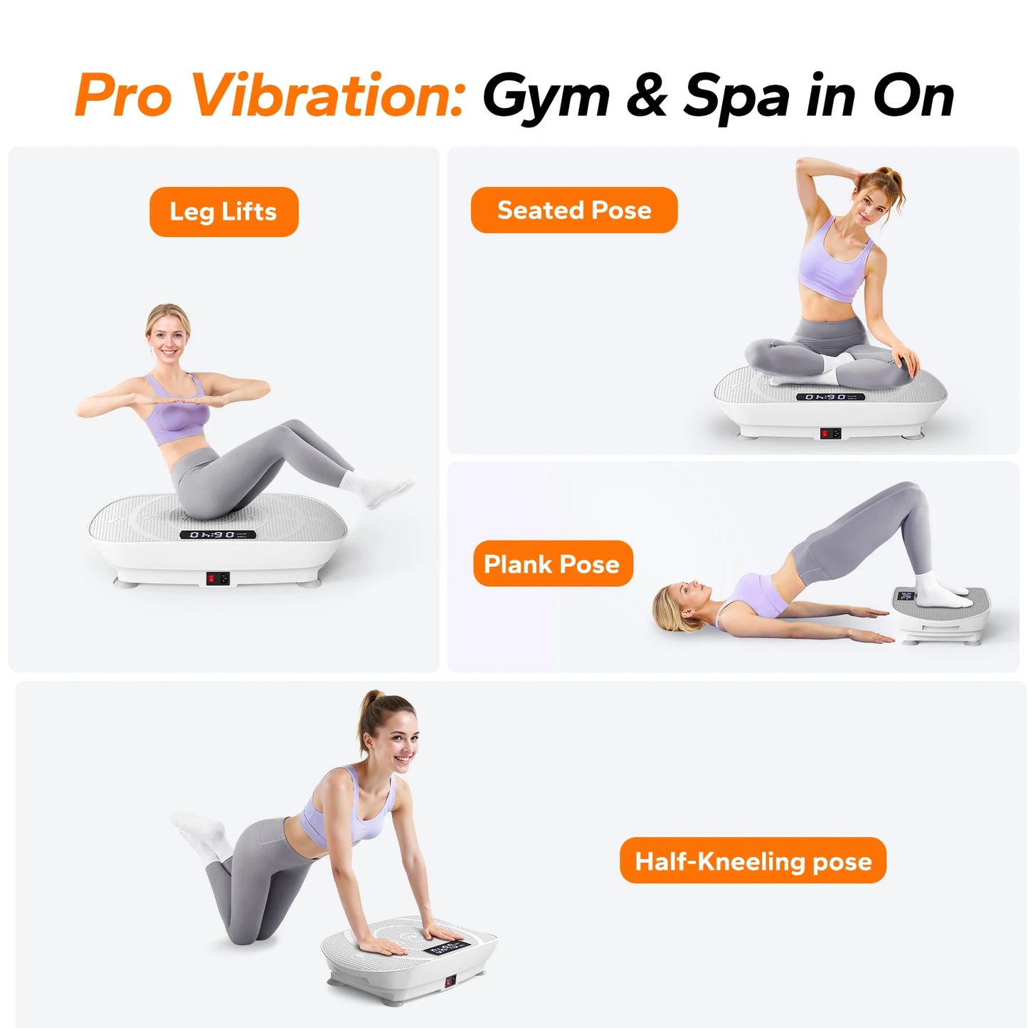 MERACH CV30 Vibration Plate Exercise Machine For Full Body Workout