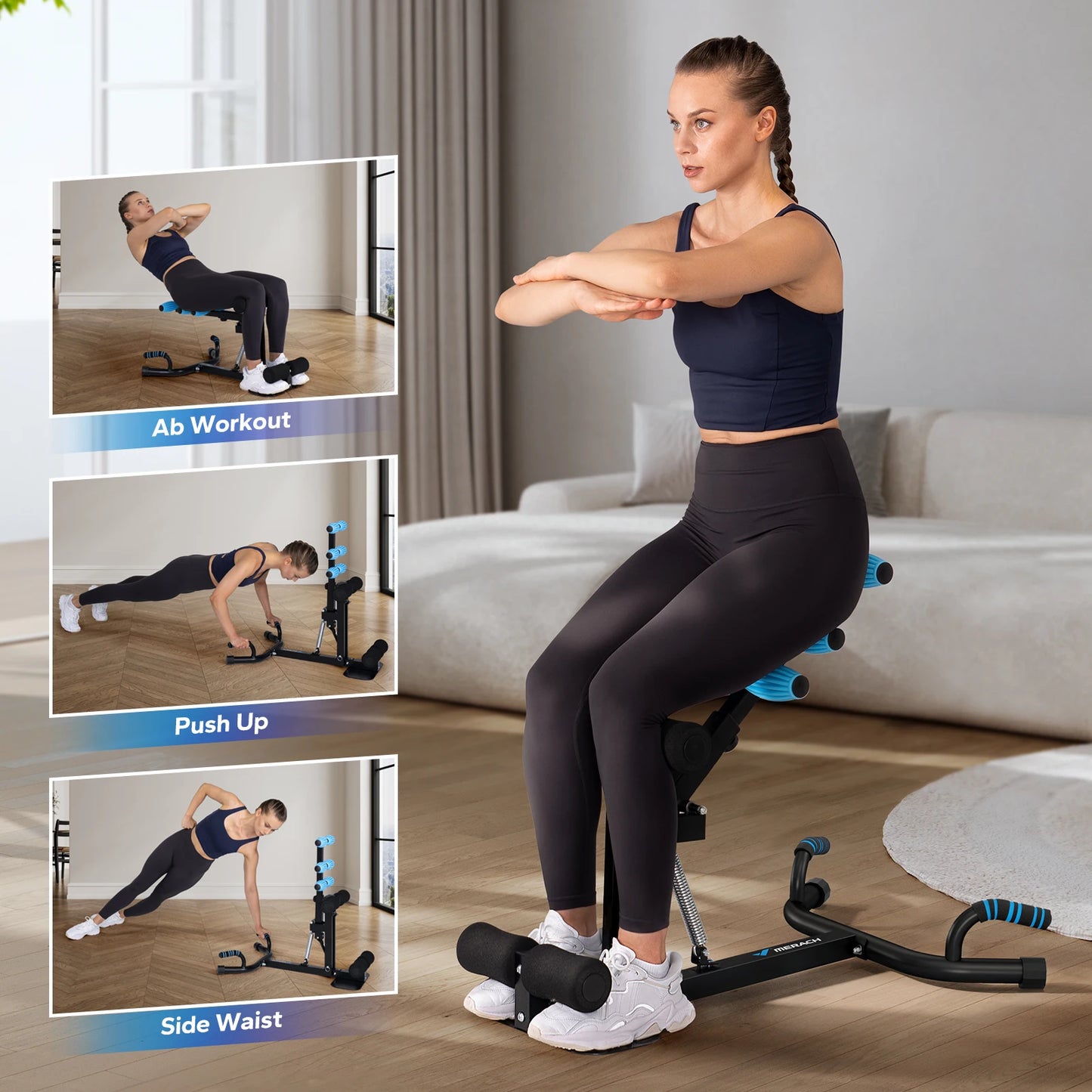 MERACH Multifunctional Deep Squat Machine For Glutes And Core