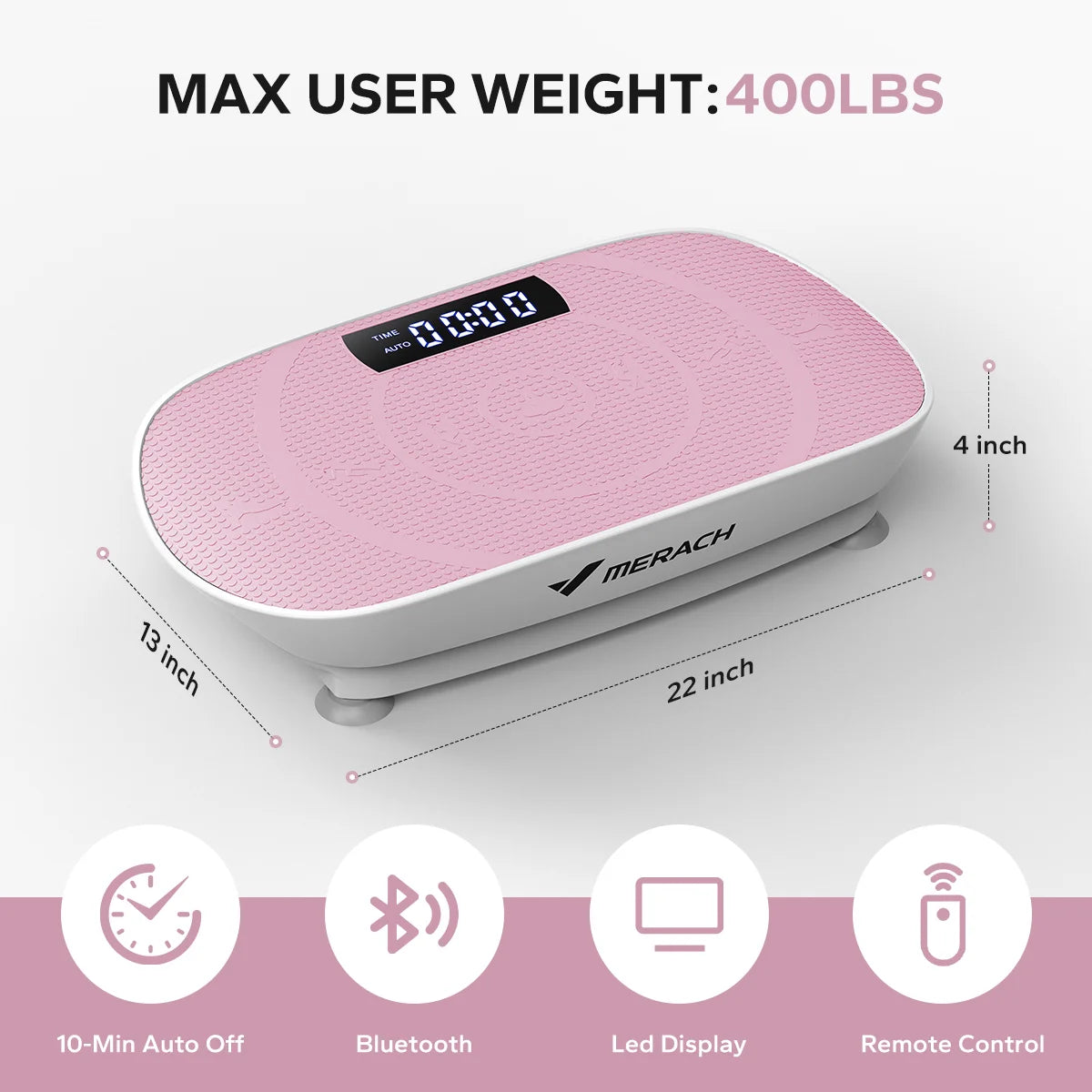 MERACH CV30 Vibration Plate Exercise Machine For Full Body Workout