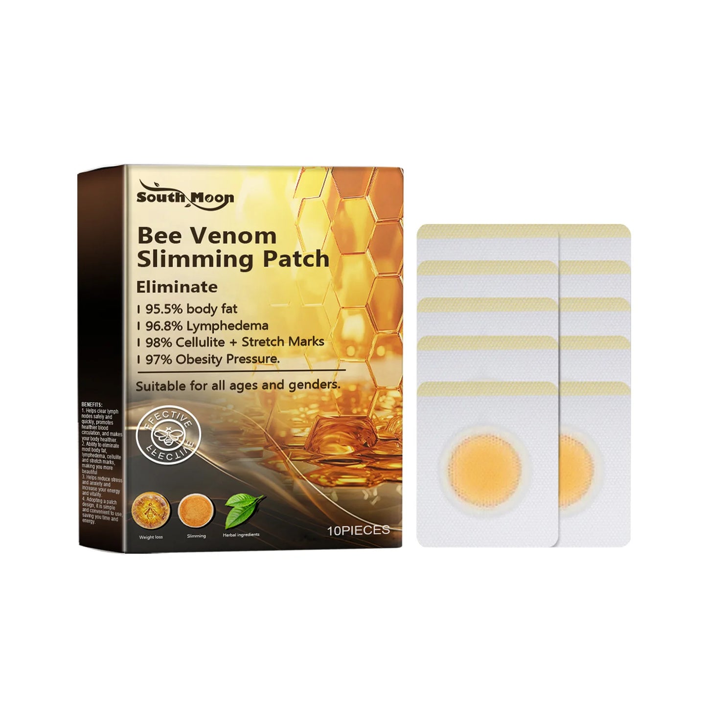 South Moon Bee Venom Body Shaping Patches For Detox