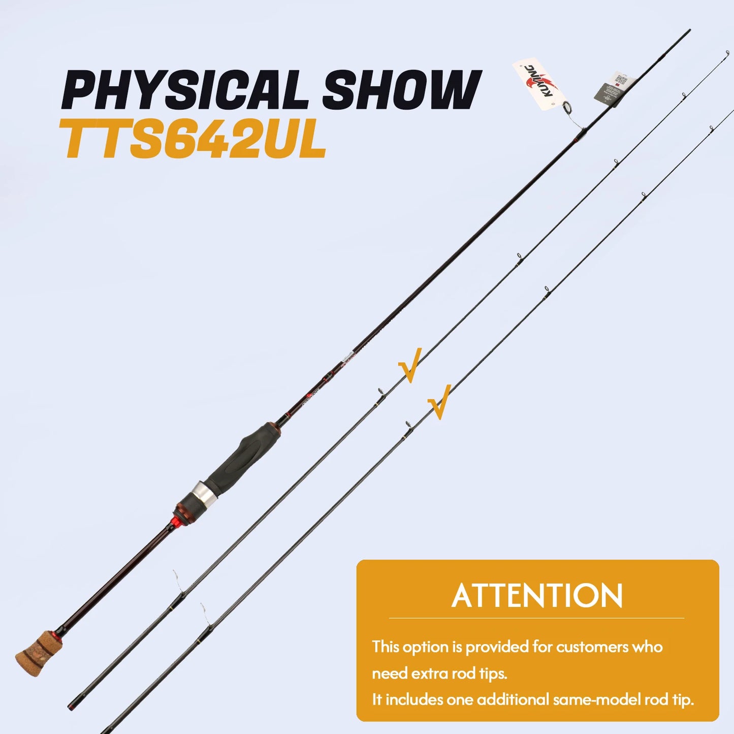 KUYING Carbon Lure Rod For Casting And Spinning River Ocean