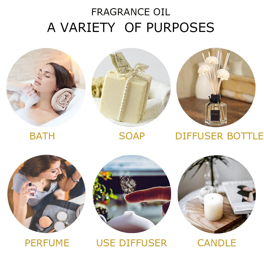 PHATOIL Pure Essential Oils Gift Box for Diffuser and Spa