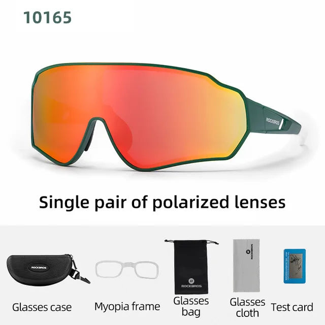 ROCKBROS Polarized Cycling Glasses UV400 Eyewear For Men Women
