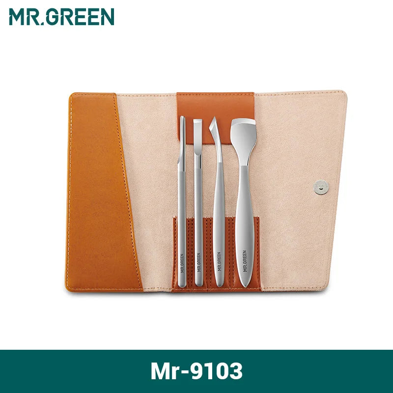 MR.GREEN Pedicure Knife Set Nail Nippers Clipper Foot Care Tools Stainless Steel
