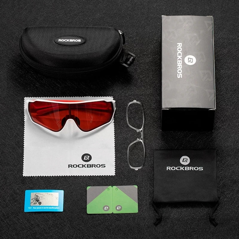 ROCKBROS Polarized Cycling Glasses UV400 Eyewear For Men Women