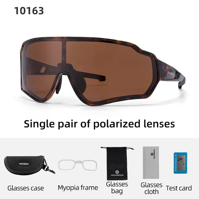 ROCKBROS Polarized Cycling Glasses UV400 Eyewear For Men Women