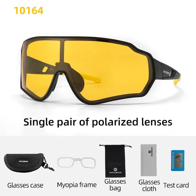 ROCKBROS Polarized Cycling Glasses UV400 Eyewear For Men Women
