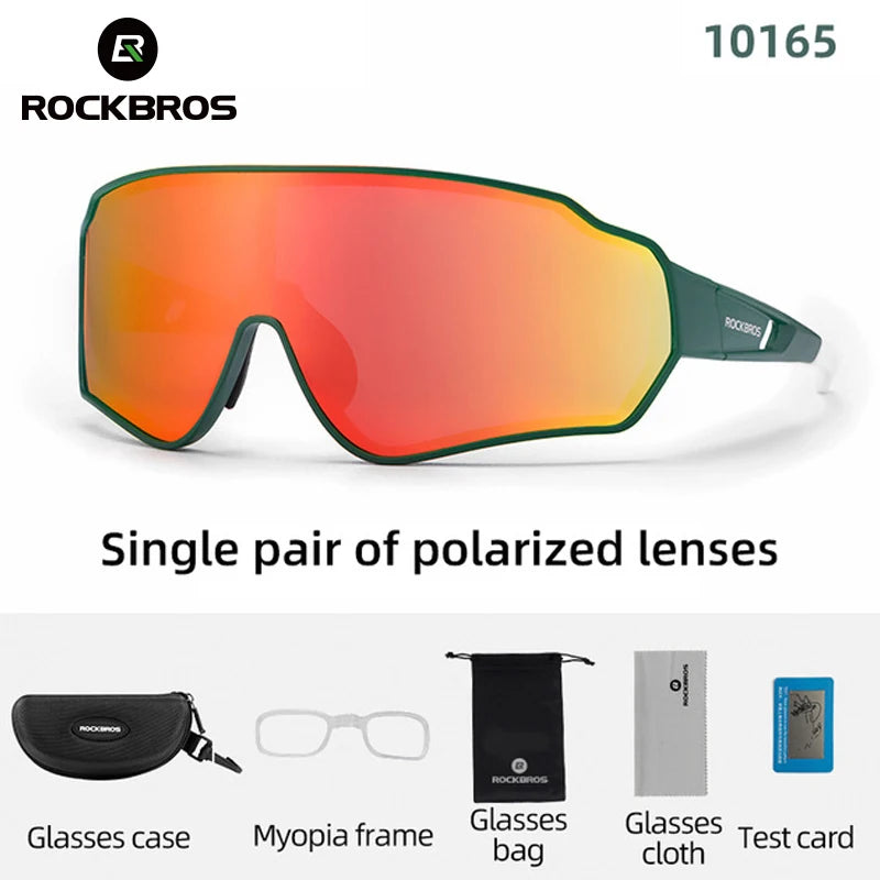 ROCKBROS Polarized Cycling Glasses UV400 Eyewear For Men Women