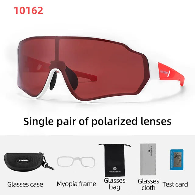 ROCKBROS Polarized Cycling Glasses UV400 Eyewear For Men Women