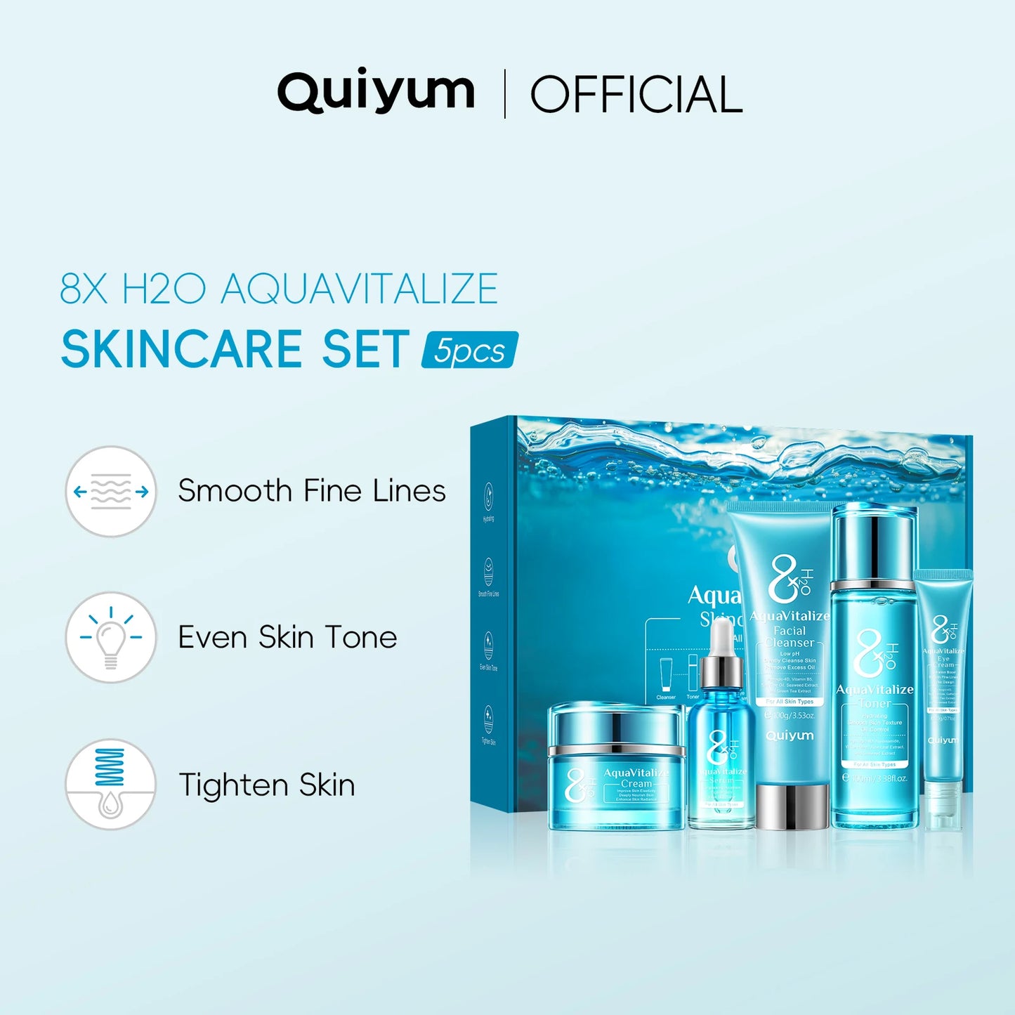 LAIKOU AquaVitalize Wrinkle Smoothing Hydration Set 5 Piece