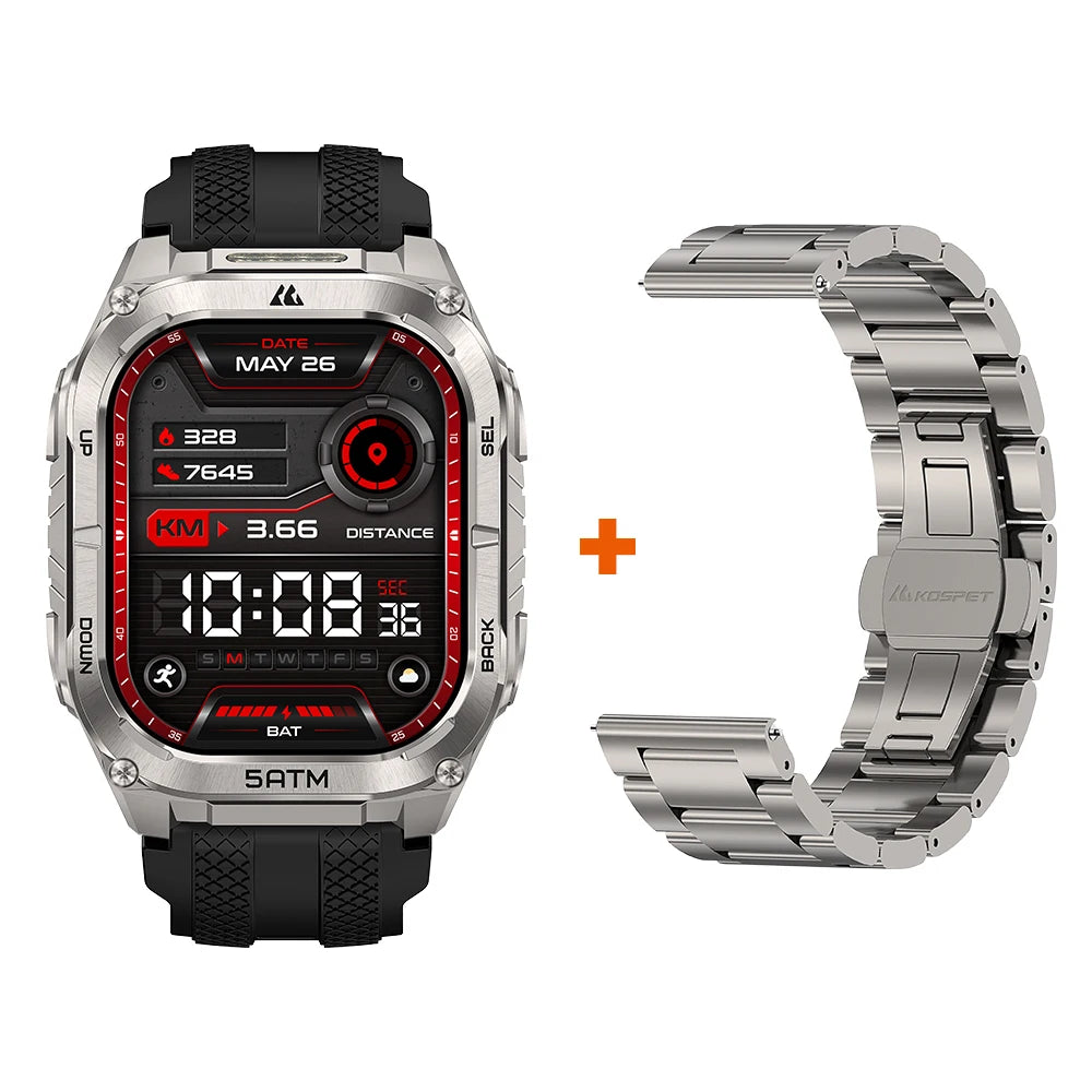 Kospe Tank M4C Advanced GPS Smartwatch With Health Tracking