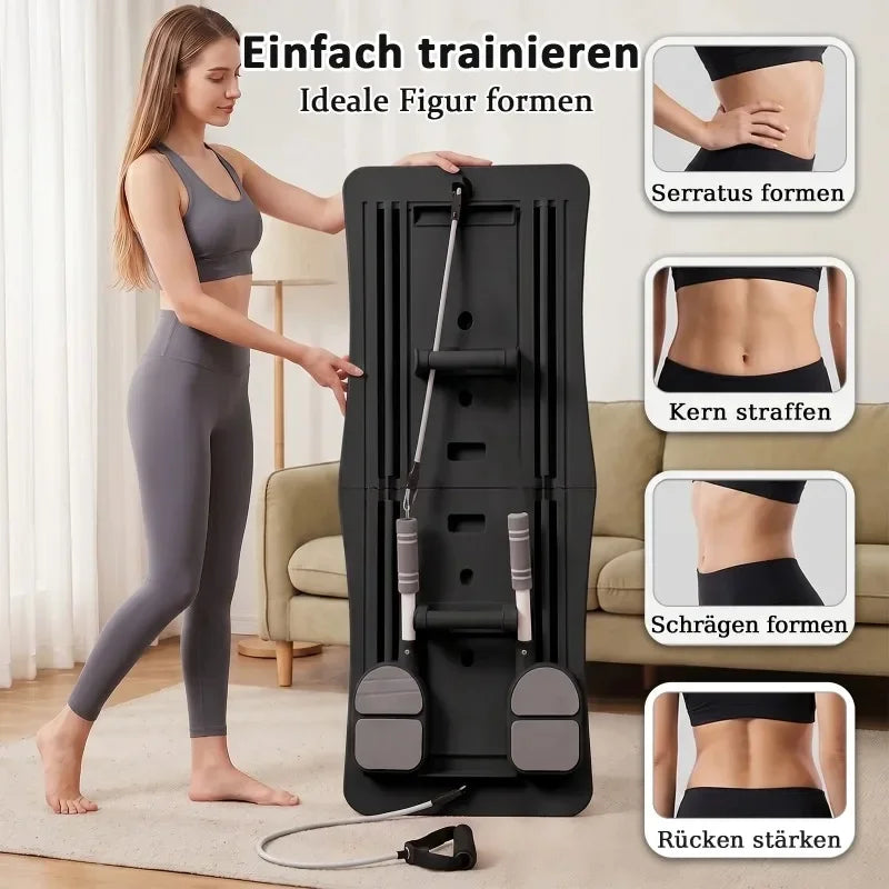 Foldable Pilates Stabilizer Board for Full Body Core Training