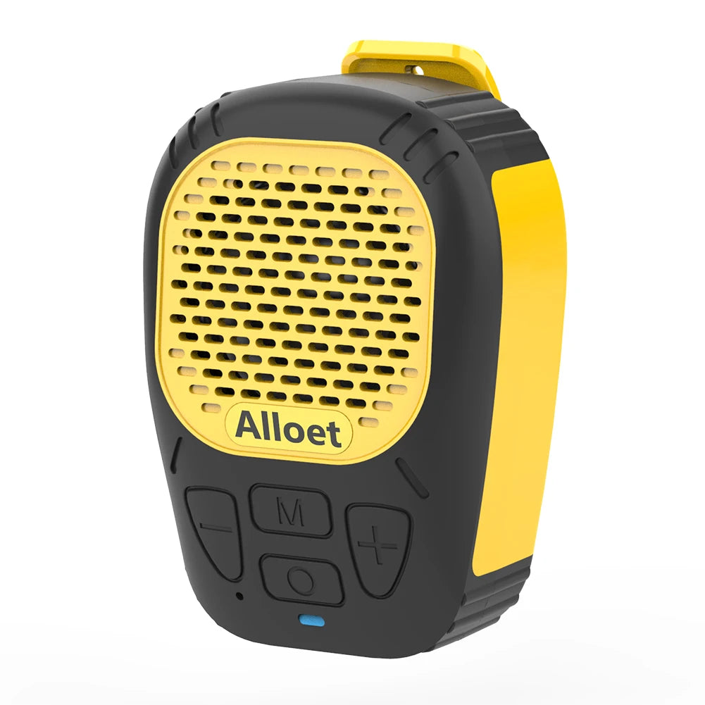 Wearable Bluetooth Speaker With Built-In Mic 30-Hour Battery
