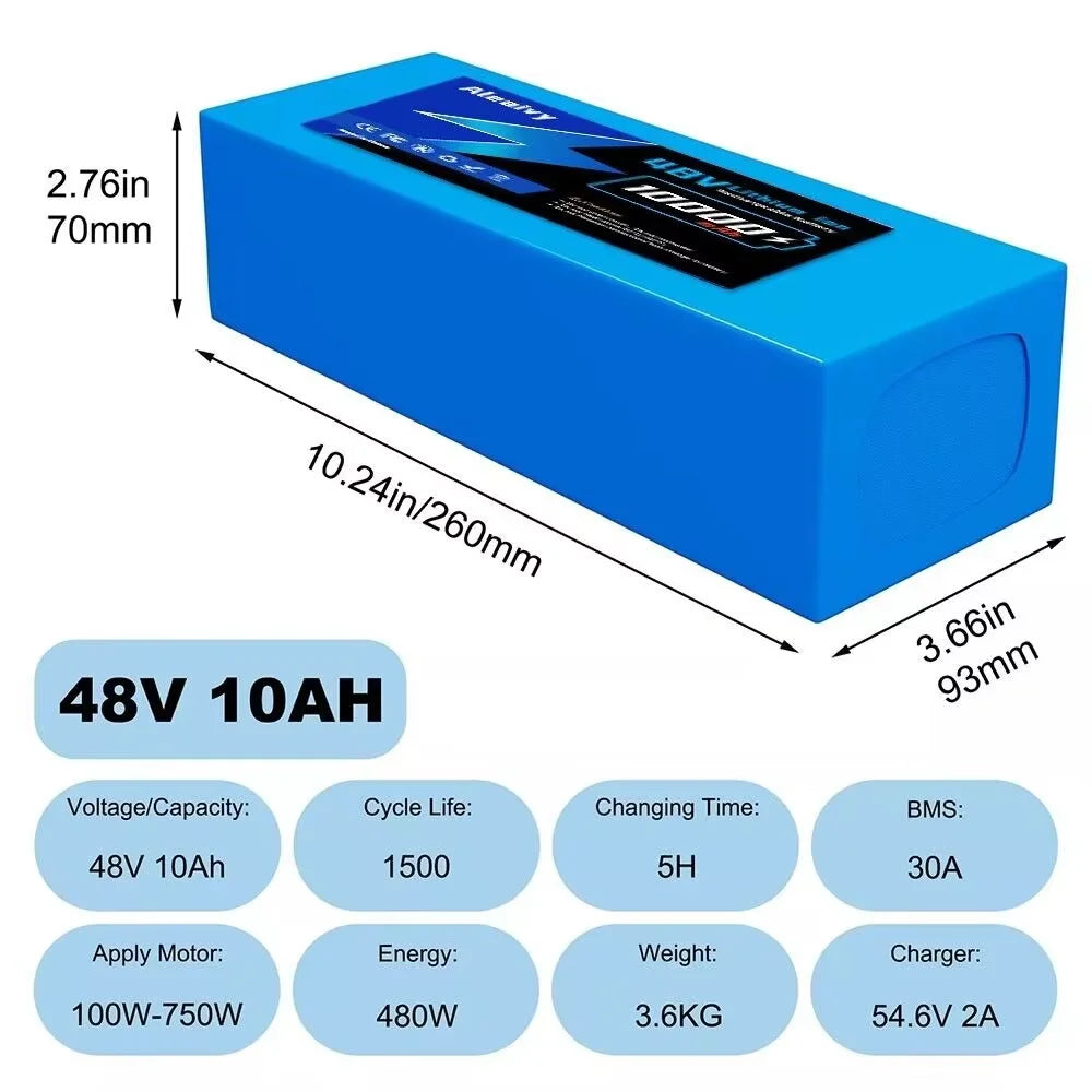 Cheterdoli Electric Bicycle Lithium Battery Pack With Charger