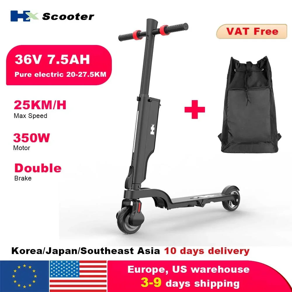 HX X6 Foldable Electric Scooter 350W 25KMH E Scooter