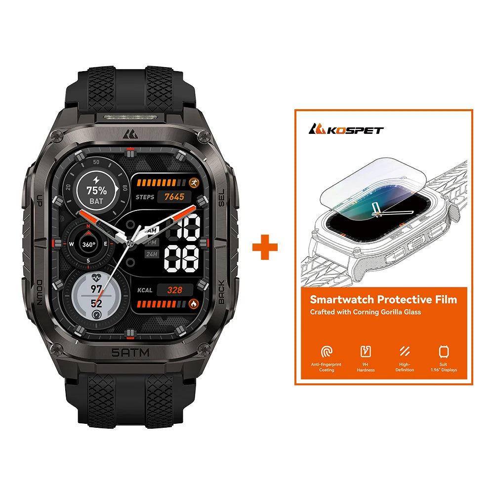 Kospe Tank M4C Advanced GPS Smartwatch With Health Tracking