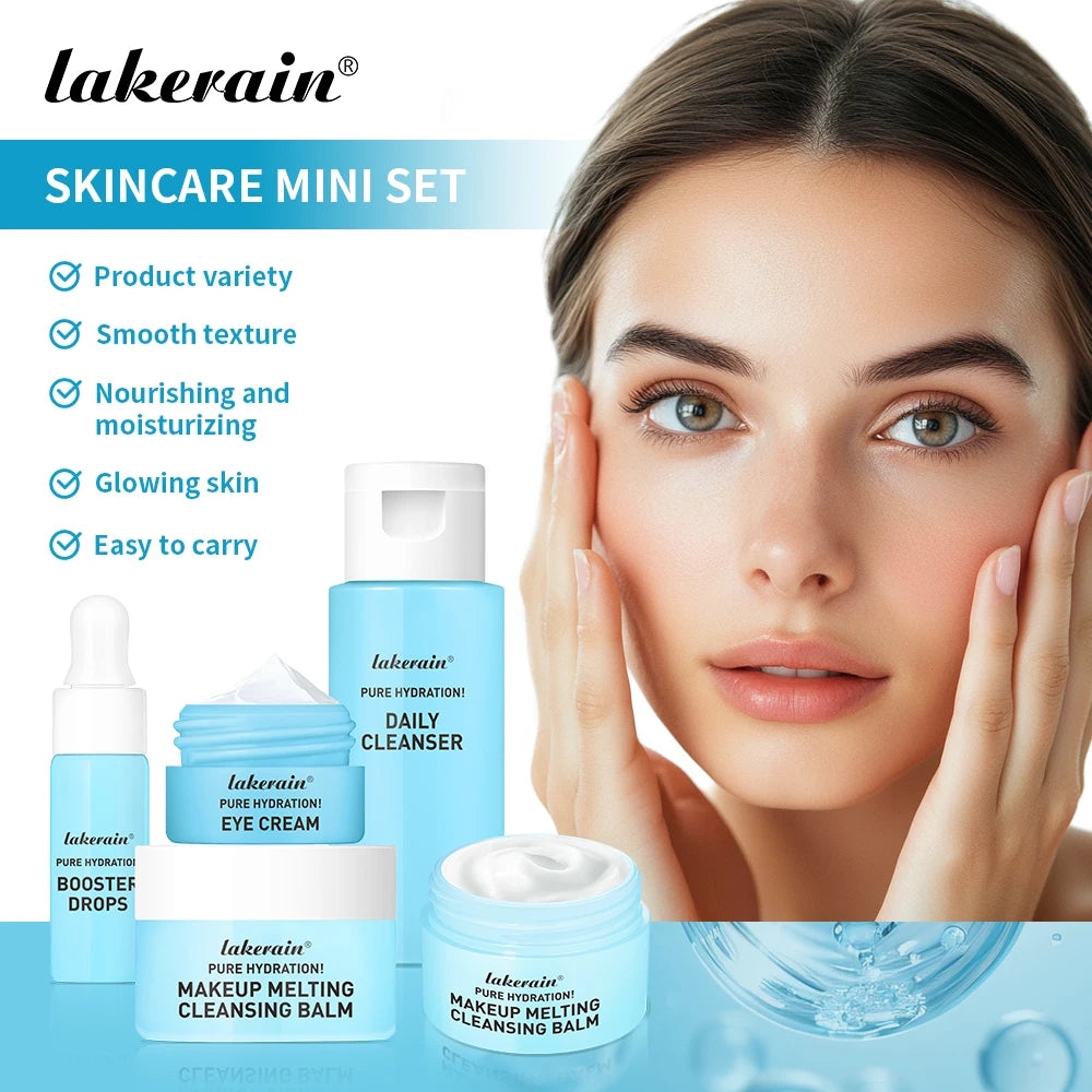 Ibcccndc 5-Piece Skincare Set Hydrate Brighten Firm Skin Kit