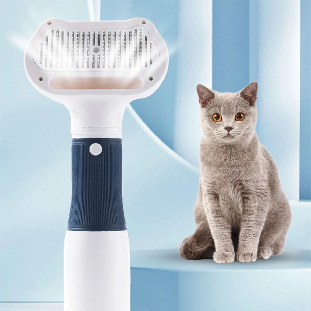Pet Hair Dryer Brush for Pet Grooming and Deshedding