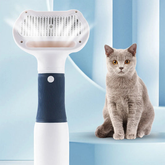 Pet Hair Dryer Brush for Pet Grooming and Deshedding