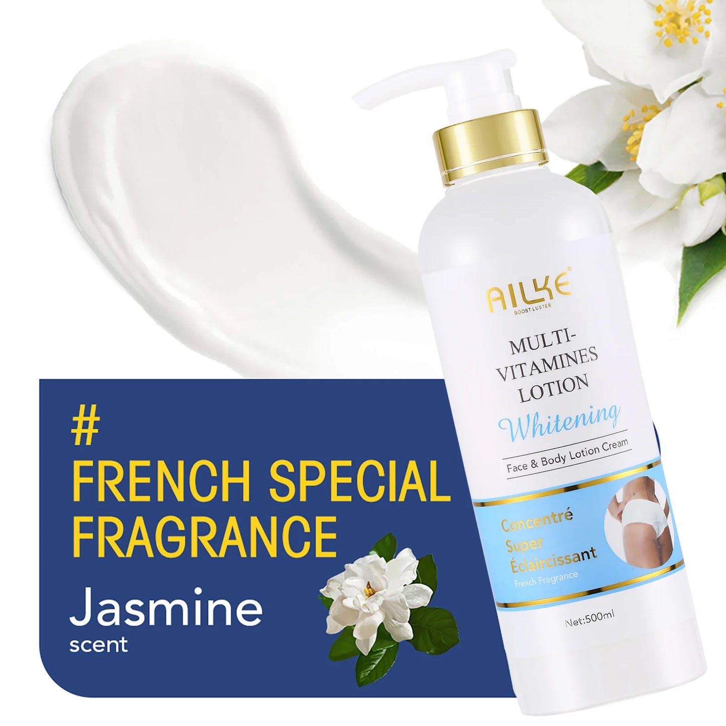 AILKE Multi-Vitamin Whitening Body Lotion for Dark Spots