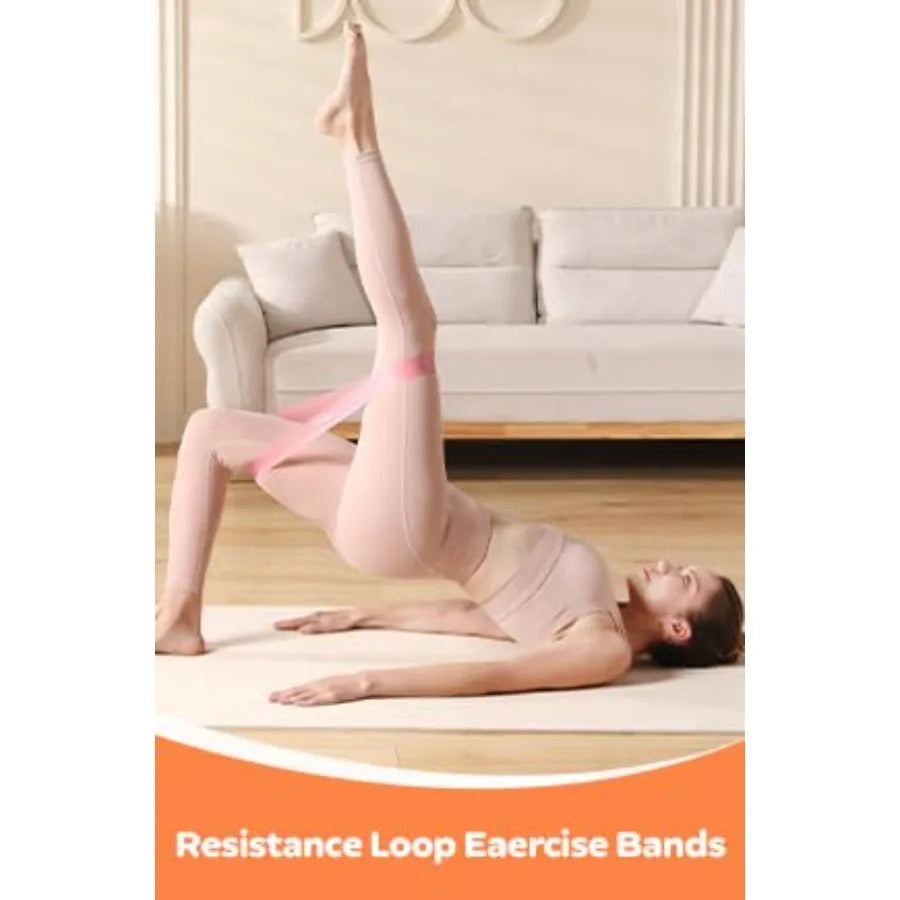 7-in-1 Pilates Workout Kit with Yoga Rings and Resistance Bands