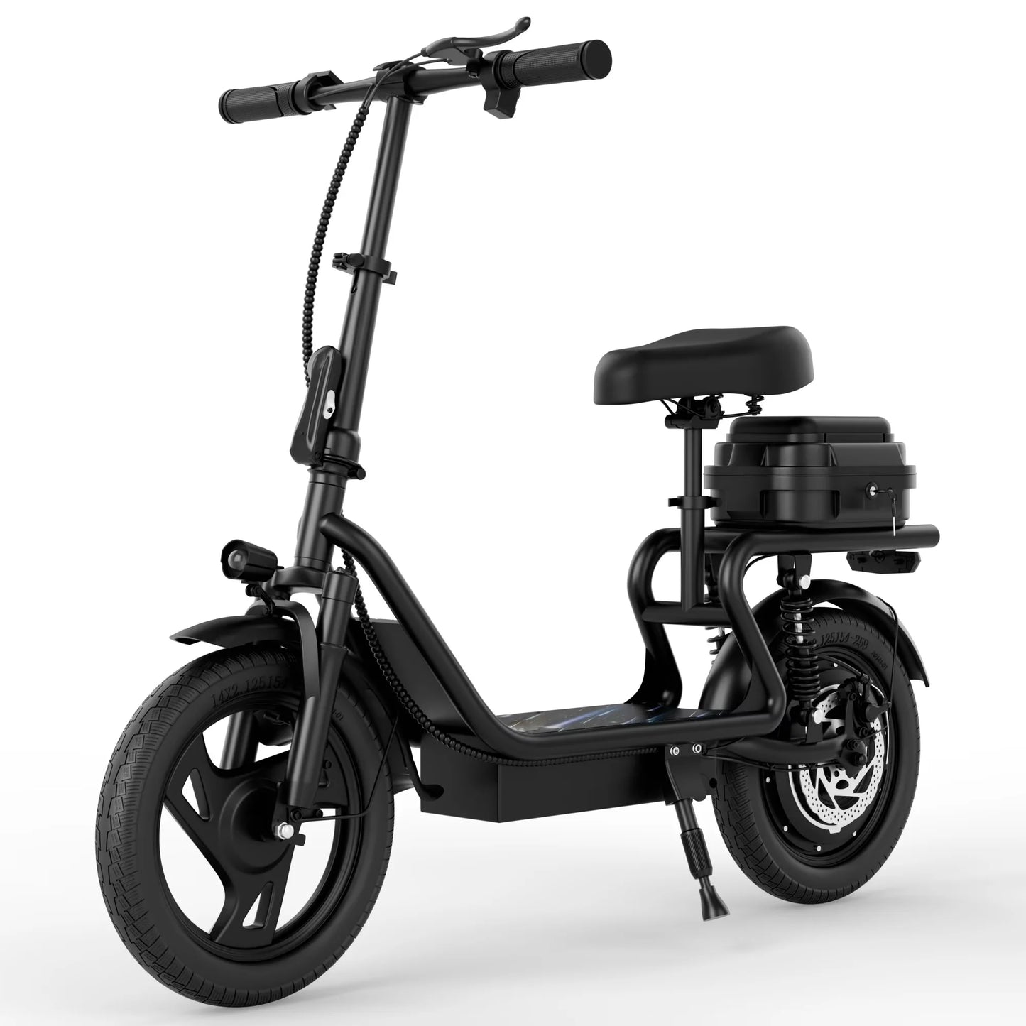 AOVOPRO T Folding Electric Scooter for Adults, 500W Dual Suspension