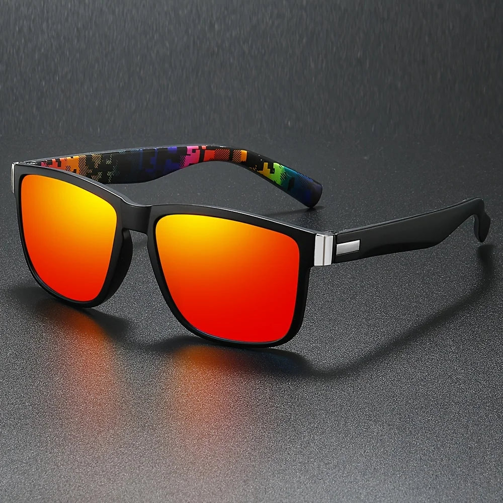 Vintage Square Polarized Sunglasses UV400 For Men And Women