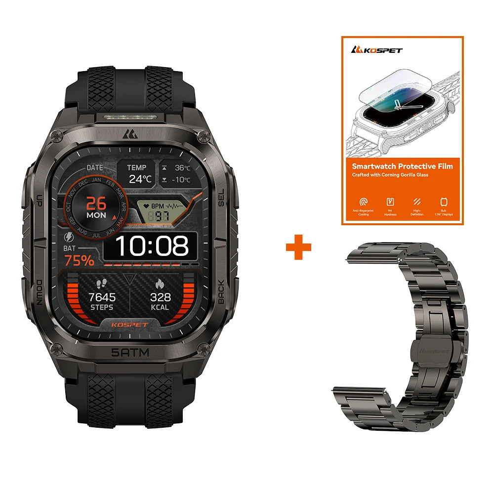 Kospe Tank M4C Advanced GPS Smartwatch With Health Tracking