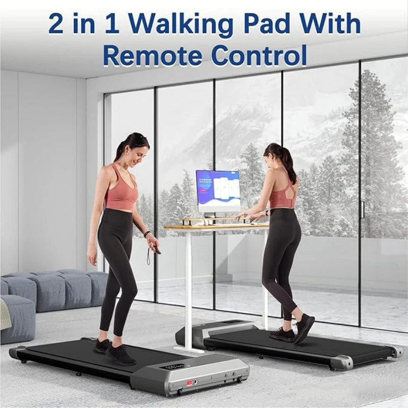 Superun 2.5HP Bluetooth Home Treadmill 2In1 Walking Running