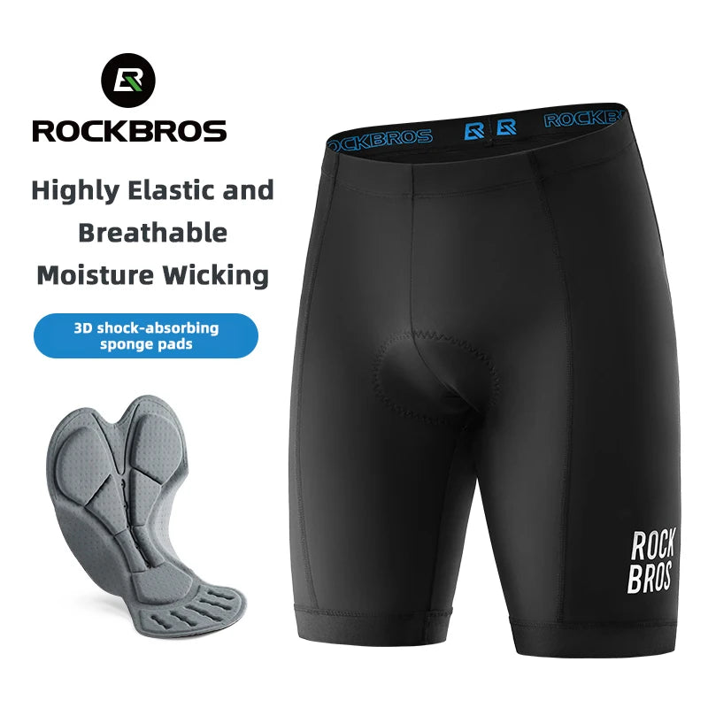 ROCKBROS Men's Cycling Shorts With 3D Gel Pad For MTB