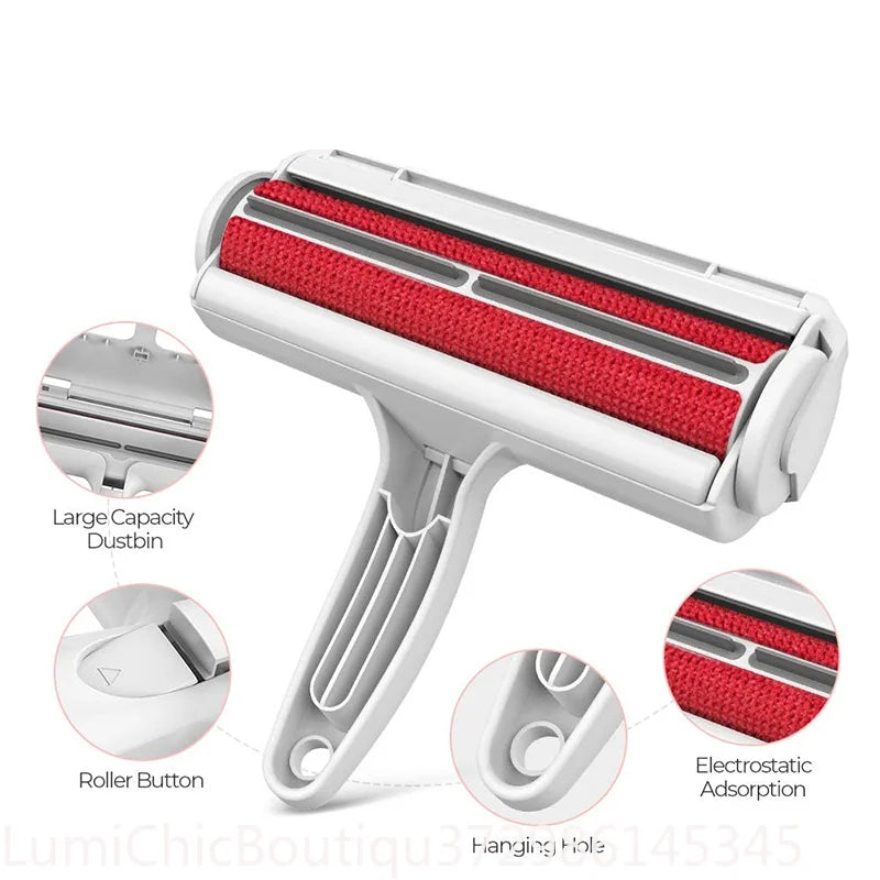 Reusable Pet Hair Remover Roller Brush for Dogs and Cats