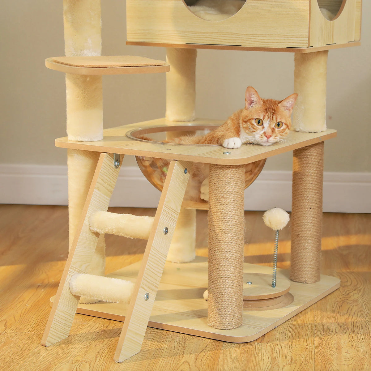PAWZ Ro Multi Level Cat Tree Condo Hammock Scratching Posts