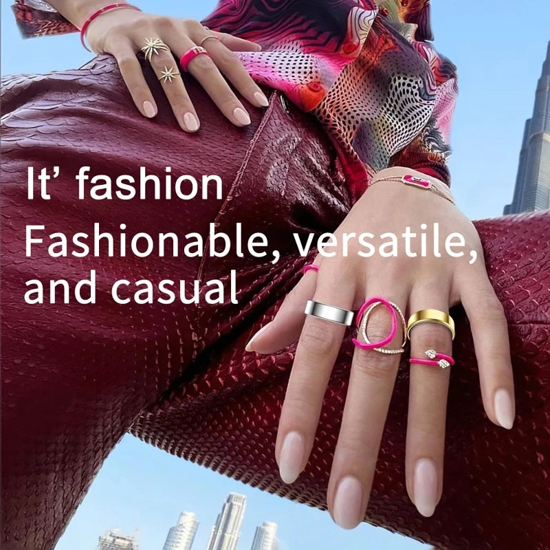 Smart Bluetooth Ring Heart Rate And Blood Pressure Monitor